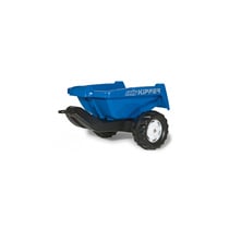 rollyKipper II Remorque pour tracteur Bleue - Rolly Toys