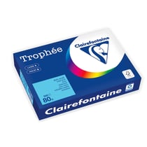 Ramette de papier CLAIREFONTAINE - 500 feuilles - Bleu Alizé - A4 - 80g