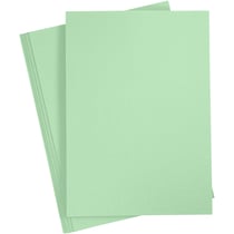 Papier cartonné Vert clair 220 g - Format A4 - 10 feuilles