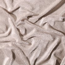 Tissu Eponge Bébé Bambou Tout doux Taupe