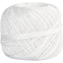 Fil de coton mercerisé - 20 g - 125 m - Blanc