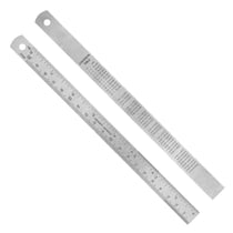 Règle extra plate métal 20cm