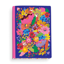 Carnet de notes à couverture souple Forêt florale - A5 - 160 pages - Hirondelles & Cie
