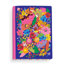 Carnet de notes à couverture souple Forêt florale - A5 - 160 pages - Hirondelles & Cie