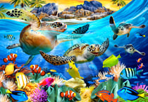 Puzzle 300 pièces - Turtle Beach - Bluebird Puzzle