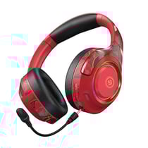 Casque Audio Gamer Sans Fil Rose Avec Lumières Ambiance Et Longue Autonomie YONIS