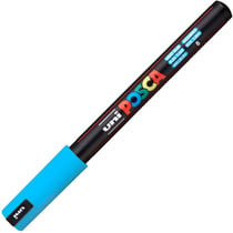 Marqueur Posca PC-1MR bleu clair | pointe extra-fine calibrée