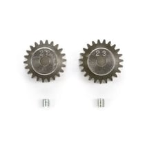 2 Pignons 22 et 23 dents M0,6 - Tamiya 50357