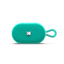 Kodak Enceinte Portable Sans Fil PWS-2284 - Étanche IPX7, Bluetooth, 6W RMS, TWS Stéréo, Batterie 1500mAh, Autonomie 10-12h, Fonction Mains Libres, Sangle Silicone, Câble Type-C Inclus - Vert