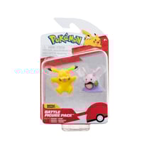Pokémon - Pack 2 figurines Battle Figure Pack Pikachu & Mucuscule 5 cm