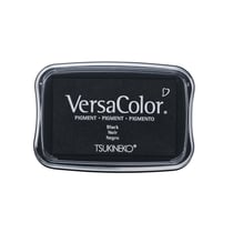 Versa Color Tampon encreur pigmenté, noir, 9,6x6,3x1,8cm