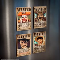 One Piece - Pack 4 aimants Wanted