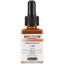 Encre acrylique - Extra-fine - Sienne - 28 601 - Aéro Color Pro - Schmincke