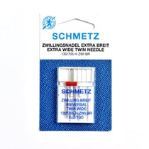 Aiguille double universelle SCHMETZ - 6.0/100 - Acier - Argent