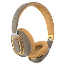 Casque Audio Sans Fil Pliable Avec Micro Et Basse Puissante Autonomie 16h Vert YONIS