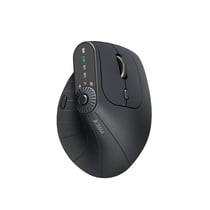 Souris ergonomique verticale JOMAA – Confort, précision et double connexion - Noir