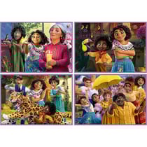 4 puzzles progressifs encanto disney : la famille madrigal 50 / 80 / 100 / 150 pieces - educa - 19581