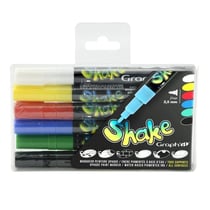 Set de 6 Marqueurs Graph'it Shake Fine Basic colors