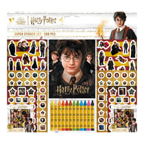 Set 500 Pièces Coloriage, Crayons de Couleur & Stickers - Harry Potter