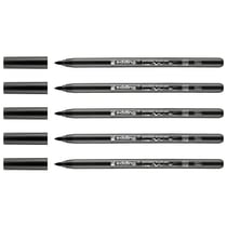 Lot de 5 feutres pointe pinceau EDDING 4200 - Noir - 1-4 mm