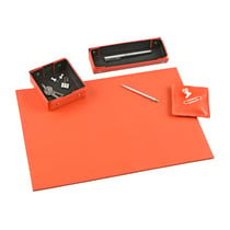 KIT DE BUREAU - CUIR Satiny - 46x31x3,5 cm