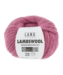 Pelote à tricoter 100% Laine Vierge LAMBSWOOL - Lang Yarns 0065 Rose