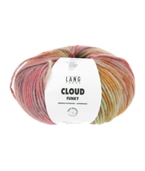 Pelote de laine CLOUD FUNKY - 100GR - Lang Yarns Multicolore Terracotta et Sauge 0024