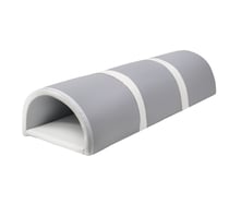 Tunnel de jeu souple 3 éléments gris blanc blanc