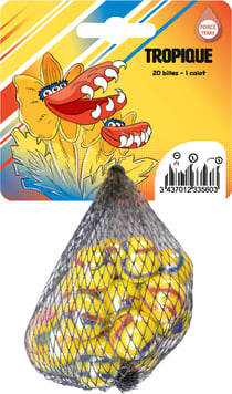 20 billes avec 1 calot Tropique - Cofalu