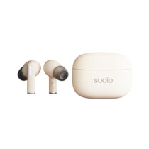 Ecouteurs Intra-Auriculaires Bluetooth Sudio A1 Pro - Touch Control - IPX4 - Active Noise Cancellation - Microphone intégré - Sable