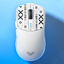 Souris Gamer Sans Fil Haute Précision 10000DPI RGB Multiconnexion Blanc YONIS