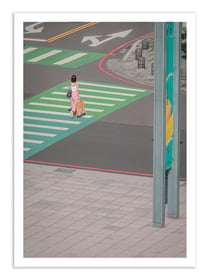 Affiche 30 x 40 cm - Crosswalking - Yi-Tang Wang