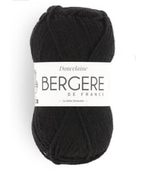 Pelote Doucelaine - Bergère de France NOIR
