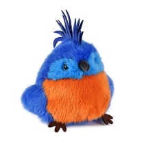 Peluche oiseau Perroquet royal 15 cm - Histoire d'Ours