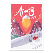 Affiche 50x70 cm - Après Ski - Mark Harrison