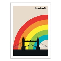 Affiche 50x70 cm - London 74 - Bo Lundberg