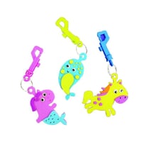 Kit porte-clés en mousse Animaux magiques 3 pièces