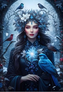 Puzzle 1000 pièces - Horae - Soul of Nature Collection - Bluebird Puzzle