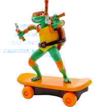 Figurine michelangelo 12 cm avec skate - les tortues ninja mutant mayhem - tmnt - turtles