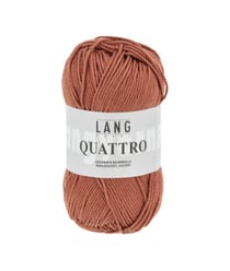 Fil à tricoter 100% coton QUATTRO - Lang Yarns 15 Rouge