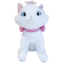 Peluche disney les aristochats chat blanc marie 30 cm - doudou enfant
