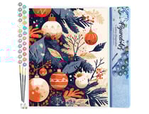 Peinture par Numéro Figured'Art - Boules de Noël - Kit de Loisir Créatif DIY Numéro d'Art Complet - 40x50cm sans châssis en bois