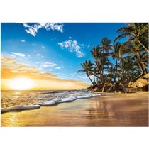 Puzzle lever du soleil paysage tropical 1500 pieces - collection plage - clementoni - 31681