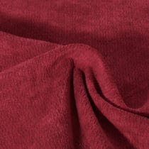 Tissu Jacquard d'ameublement Ultraclean uni Bordeaux