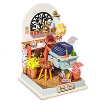 Maison miniature Coin Lecture et Écriture - Kit DIY Maquette à construire
