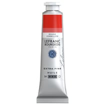 Peinture à l'huile - Extra-fine - Rouge vermillon - 393 - Lefranc Bourgeois - 40ml