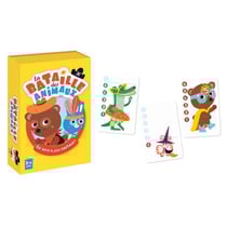 La bataille des animaux 36 cartes enfant - jeu nathan - 31139 - chiffres et observation