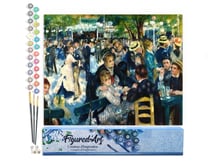 Peinture par Numéro Figured'Art - Bal du Moulin de la Galette Renoir - Kit de Loisir Créatif DIY Numéro d'Art Complet - 40x50cm sans châssis en bois