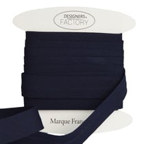Biais Coton Marine 18mm par 10 mètres – designers-factory