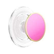 PopSockets Support Smartphone PopGrip Premium Motif Enamel Rond Fixation Solide Rose